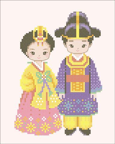 Anime Cosplay Cross Stitch At My Hobby Town Anime Cross Stitch And Hobby Accessories